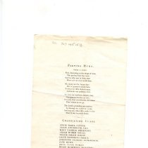 Announcement, Graduation