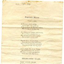 Announcement, Graduation