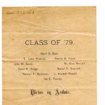 Announcement, Graduation