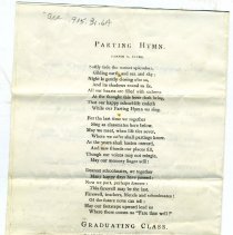 Announcement, Graduation