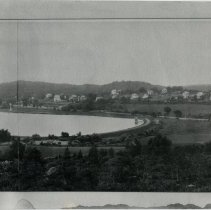 Panoramic view (split into 3 photos) of Reservoir and surrounding area