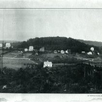 Panoramic view (split into 3 photos) of Reservoir and surrounding area