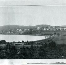 Panoramic view (split into 3 photos) of Reservoir and surrounding area