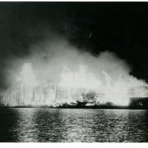Linwood Street Ice House Fire, 1930