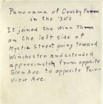 Panorama of Crosby Farm in the '30s