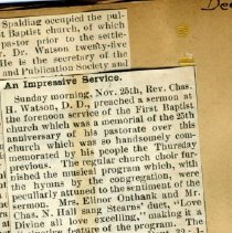 Articles on Baptist Church, part 3