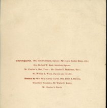 Quarter-Centennial of Charles H. Watson, back