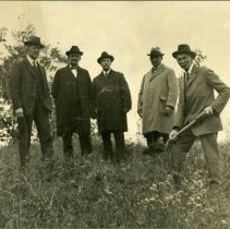 Breaking ground for Masonic Temple
