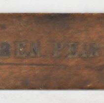 Detail - Name "Eben. Peirce"