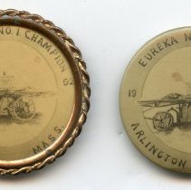 Front of both buttons