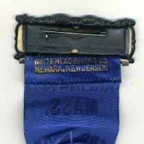 back of ribbon/medal