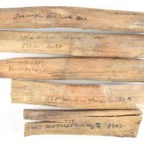 5 pieces from 1802 house