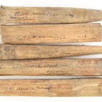 5 pieces from 1740 house