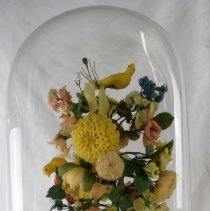 Yellow flowers and birds