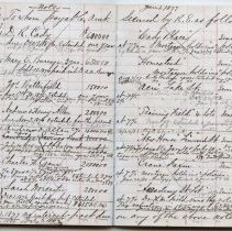 Notes Payable 1877, Commission Merchant Fall of 1873