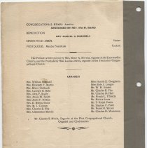 Arlington Centennial Union Service of Arlington Churches