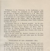 Dedicaton of Robbins Memorial Town Hall