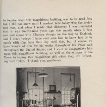 Dedicaton of Robbins Memorial Town Hall