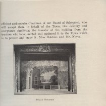 Dedicaton of Robbins Memorial Town Hall