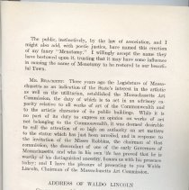 Dedicaton of Robbins Memorial Town Hall