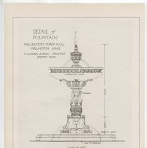 Robbins Memorial Fountain Plans