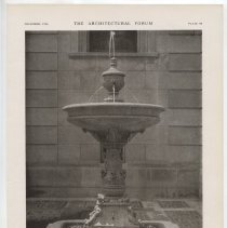 Robbins Memorial Fountain Plans