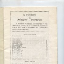 A Panorama of Arlington's Tercentenary