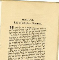 Booklet: Sketch of Life, page 1