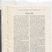 A Panorama of Arlington's Tercentenary