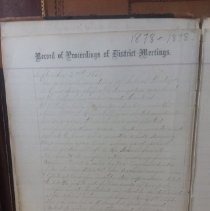 Gaylord School District Meetings and Accounts 1879-1892