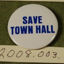 Button, "Save Town Hall"