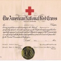 Red Cross Certificate