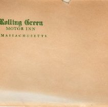 Rolling Green Motor Inn envelope
