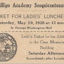 150th Anniversary of Phillips Academy Tickets