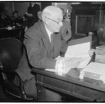 Bernard before his meeting with Senate