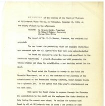 MInutes of the meeting of the Board of Visitors of Willowbrook State School