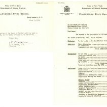 Report to the Board of Visitors on the Activities of Willowbrook State School