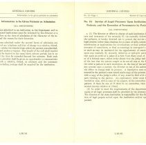 Mental Hygiene and General Orders