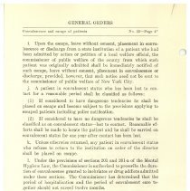 Mental Hygiene and General Orders