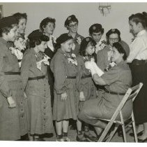 The first Girl Scout troop for girls with disabilities, Brooklyn, New York.