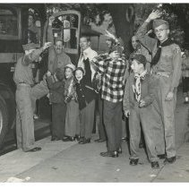 New York City Boy Scouts going on an overnight.