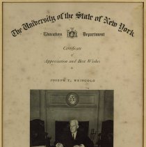 Certificate of Appreciation and Best Wishes