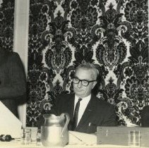 Association President Robert Wagner at Meeting