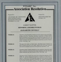 NYSARC, Inc. Association Resolution