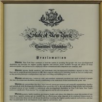 Proclamation of Developmental Disabilities Awareness Month