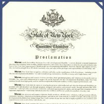 Proclamation of Developmental Disabilities Awareness Month