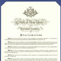 Proclamation of Developmental Disabilities Awareness Month