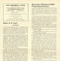 Our Children's Voice Vol. V - Issue No. 2