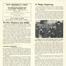 Our Children's Voice Vol. VI - Issue No. 1