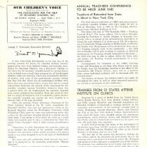 Our Children's Voice Vol. VIII - Issue No. 1